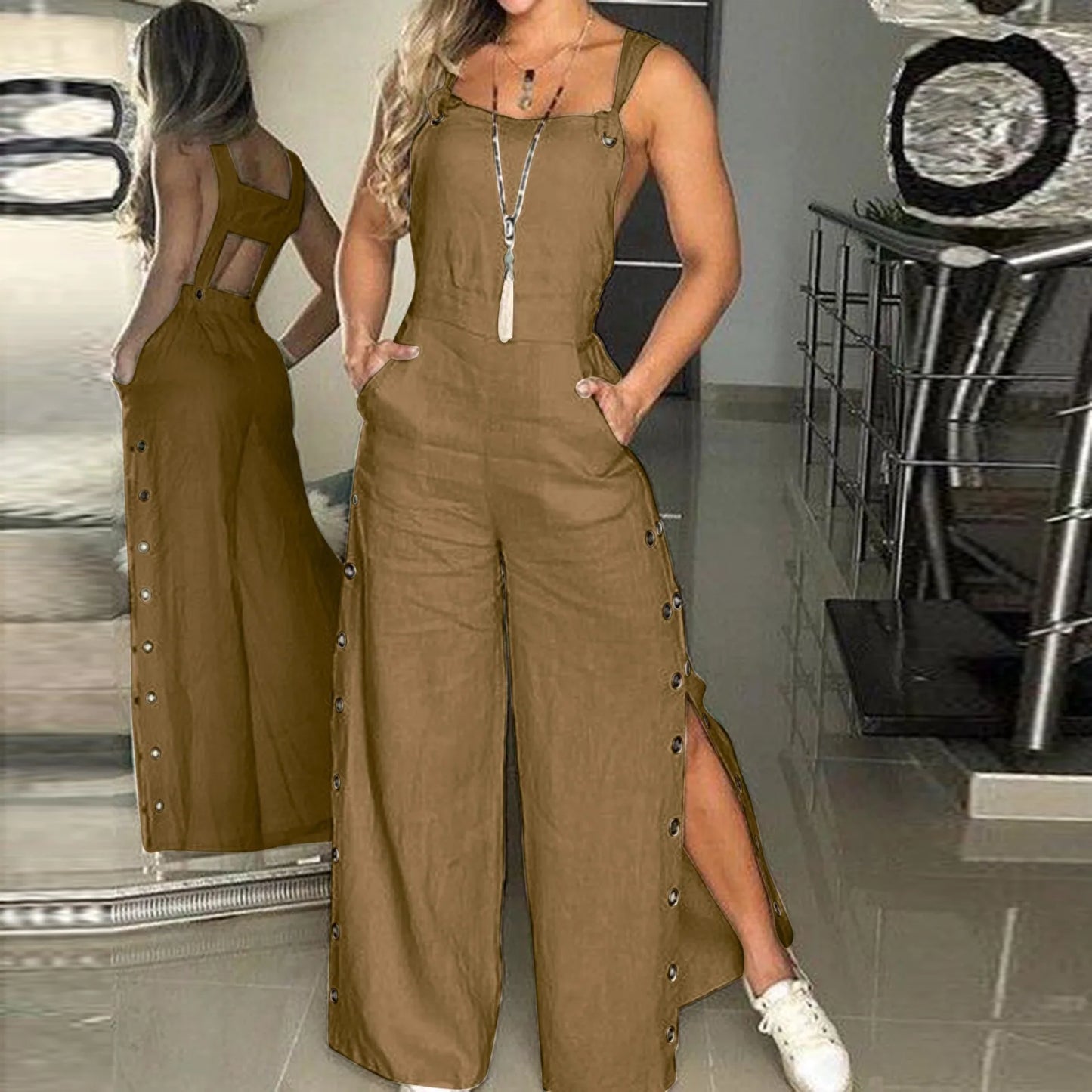 Summer Fashion Essentials: Women's Cotton Linen Playsuits