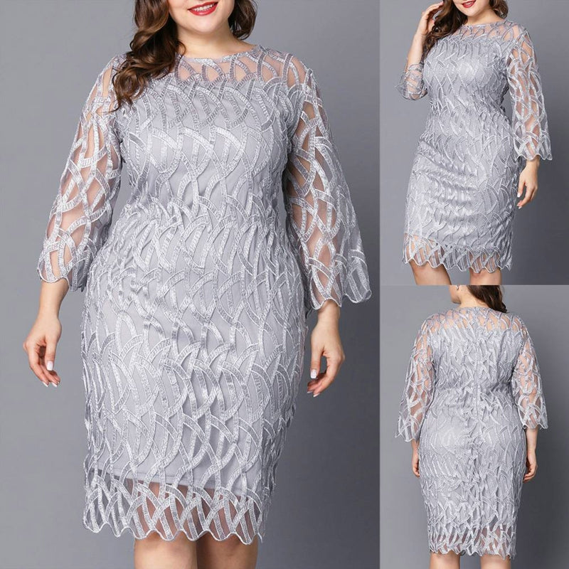 Sweet Hollow Out Lace Dress: The Ultimate Princess Party Dress for Women
