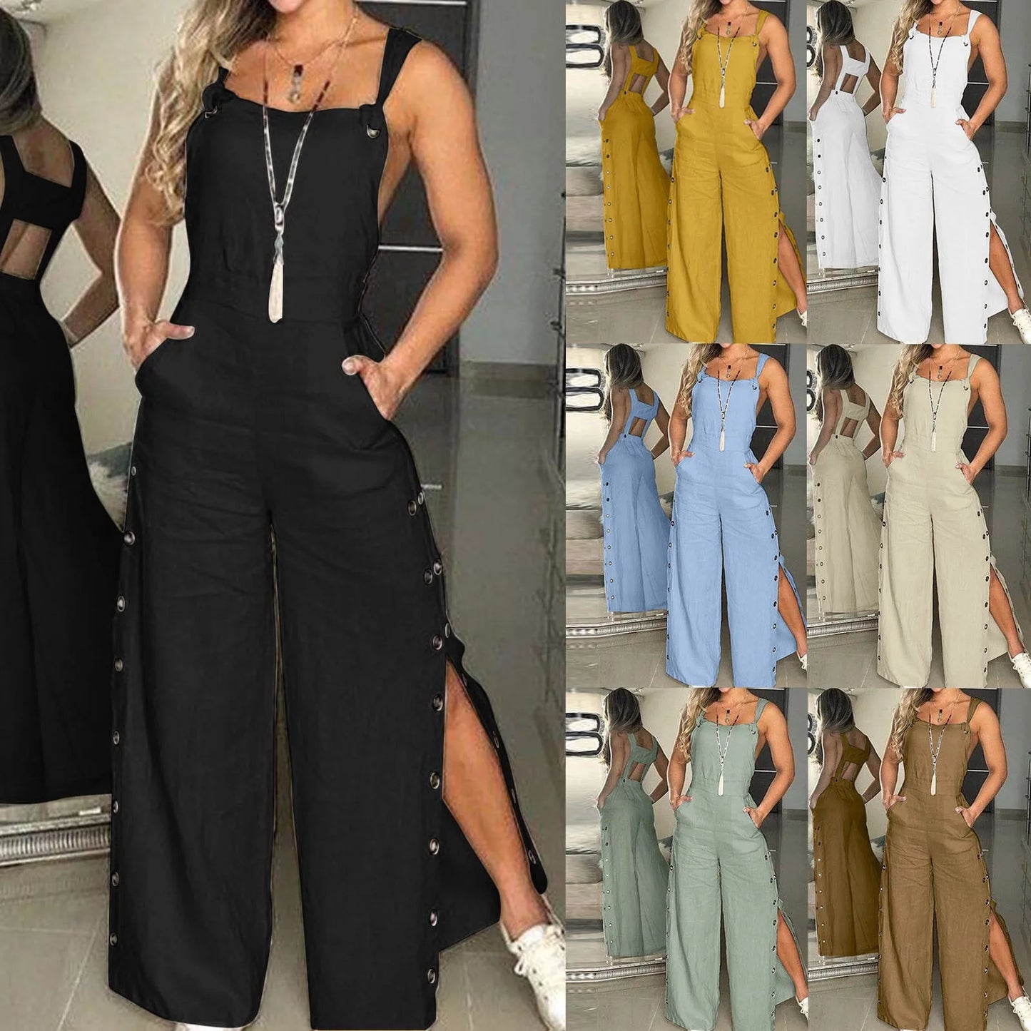 Summer Fashion Essentials: Women's Cotton Linen Playsuits