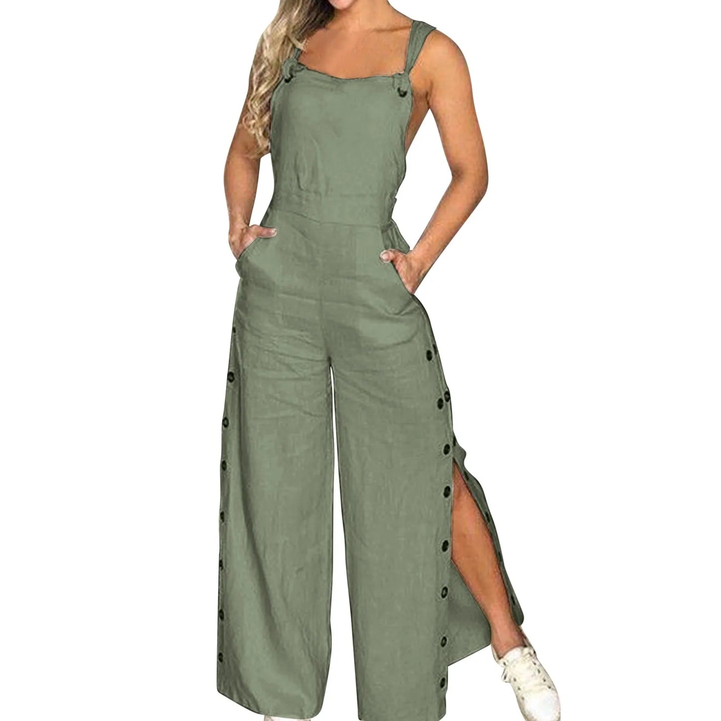 Summer Fashion Essentials: Women's Cotton Linen Playsuits