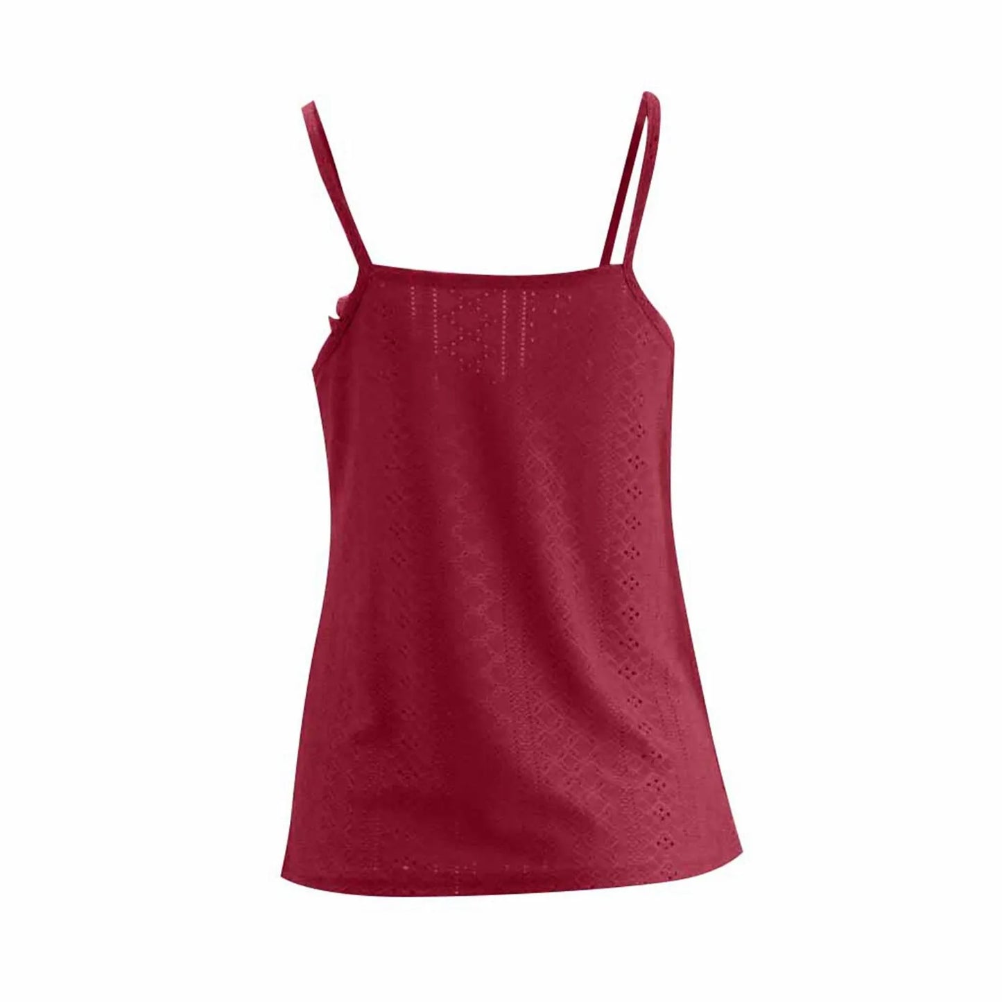 Summer Camis Tank Top for Women: Stylish & Slim Fit in Red Lace