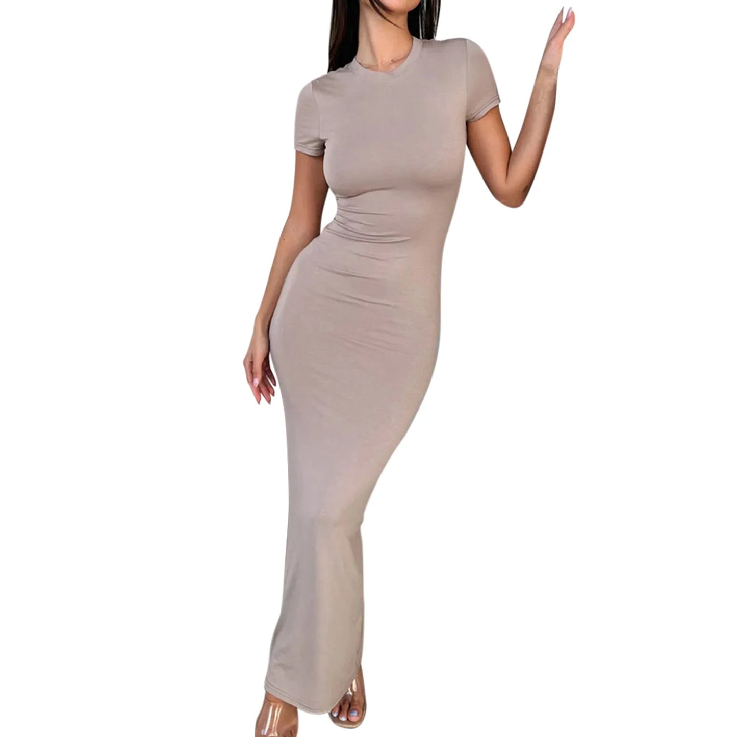 Comfortable & Chic: Black & White Maxi Dress for Everyday Wear