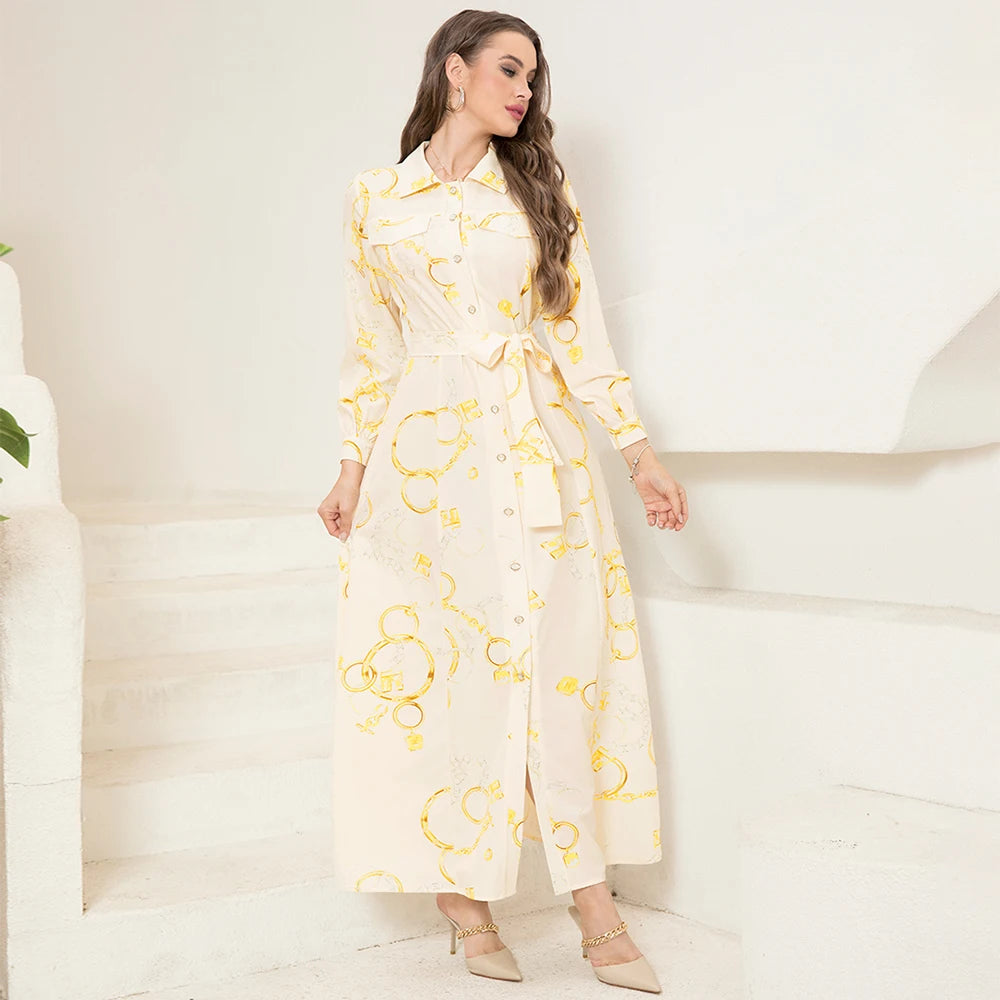 The Ultimate Wardrobe Staple: Belted Collared Dress with Pocket