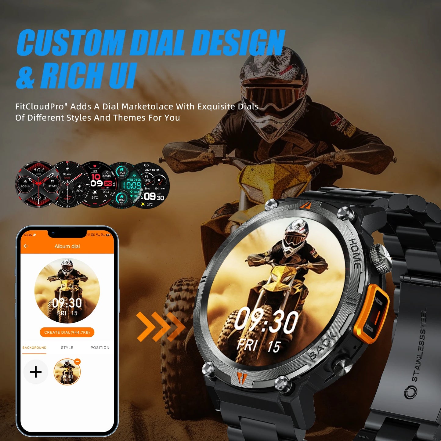 KE3 Men's Smart Watch: Full Touch Screen Benefits