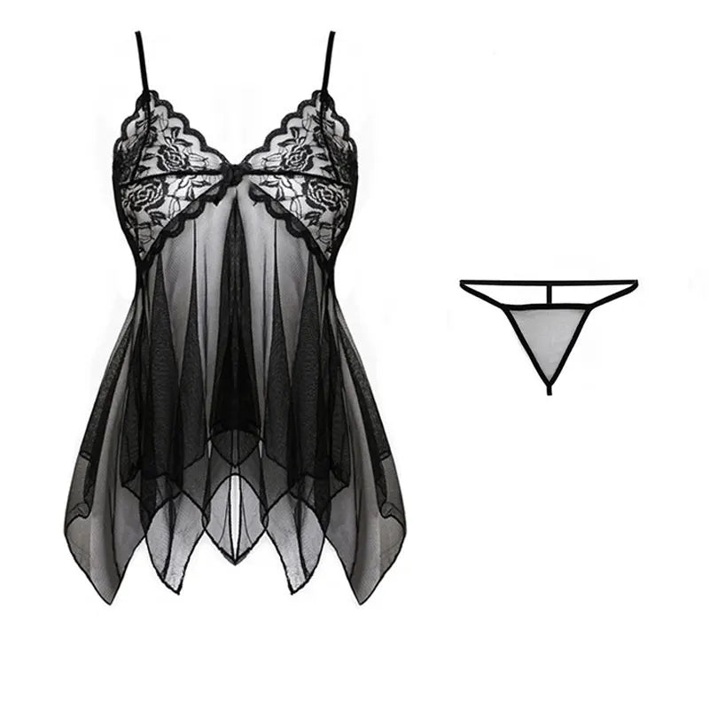 Best Tulle Suspenders Lingerie – Feminine Lace Underwear & Nightgown