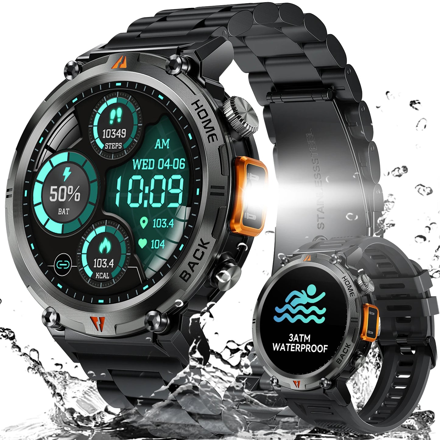 KE3 Men's Smart Watch: Full Touch Screen Benefits