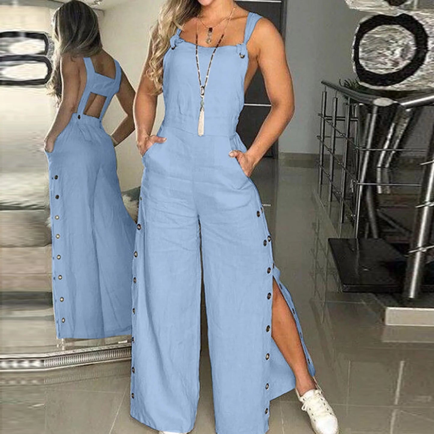Summer Fashion Essentials: Women's Cotton Linen Playsuits