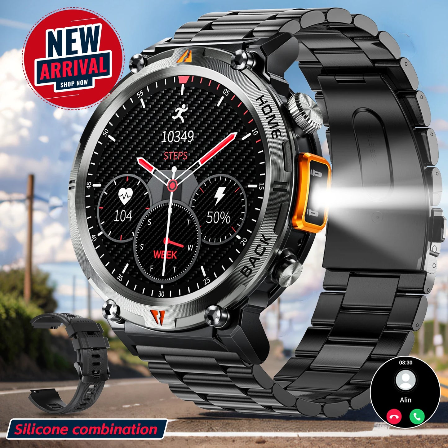 KE3 Men's Smart Watch: Full Touch Screen Benefits