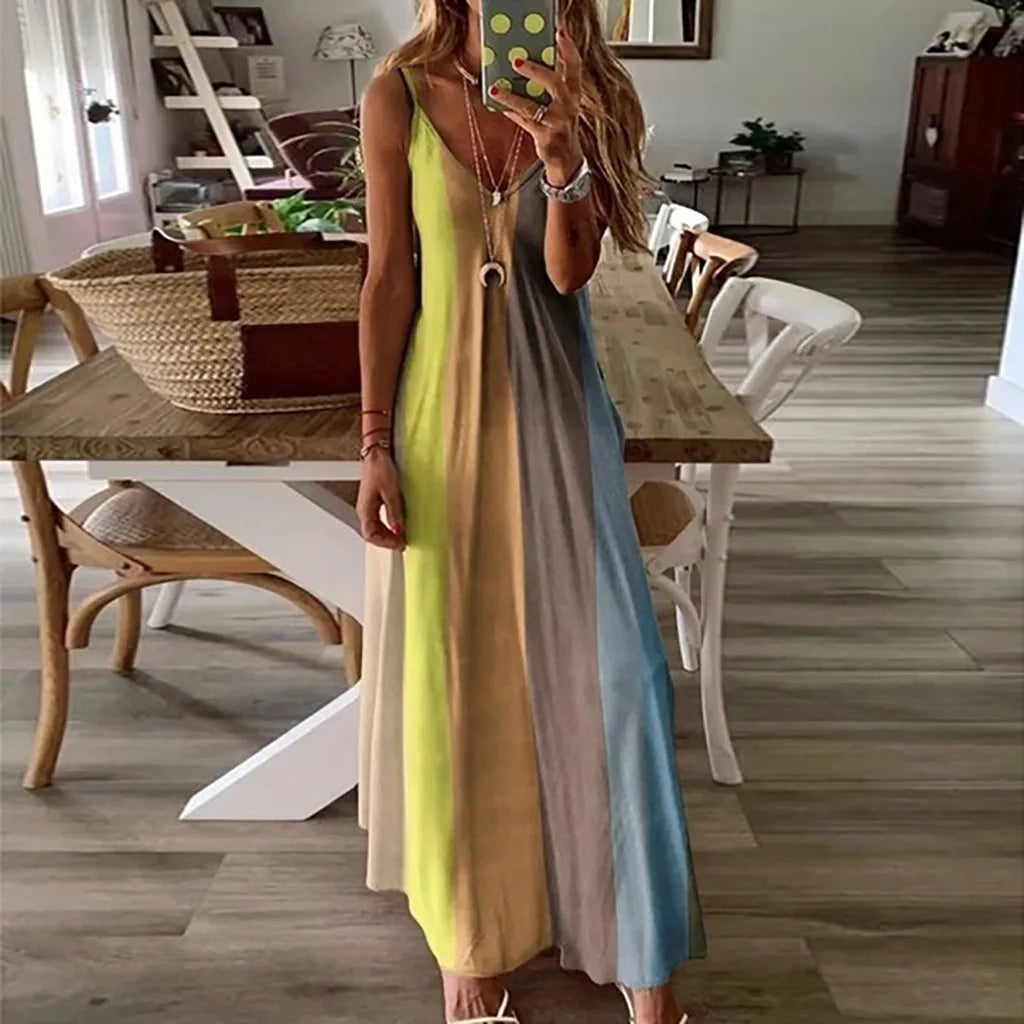Best Plus Size Gradient Print Maxi Dress for Summer 2025