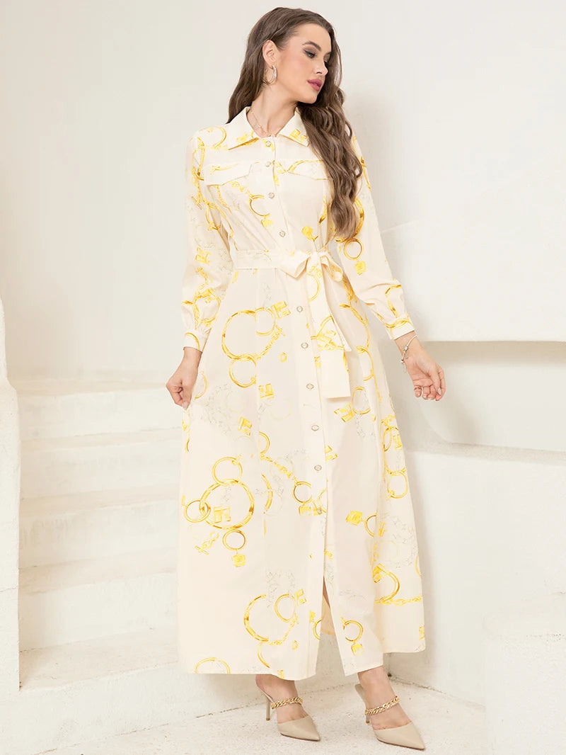 The Ultimate Wardrobe Staple: Belted Collared Dress with Pocket