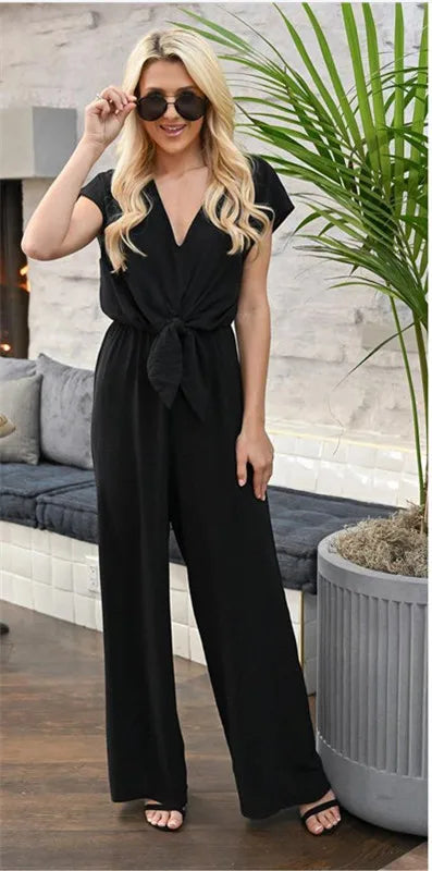 Elegant Off-Shoulder Jumpsuit: The Perfect Summer Party Look