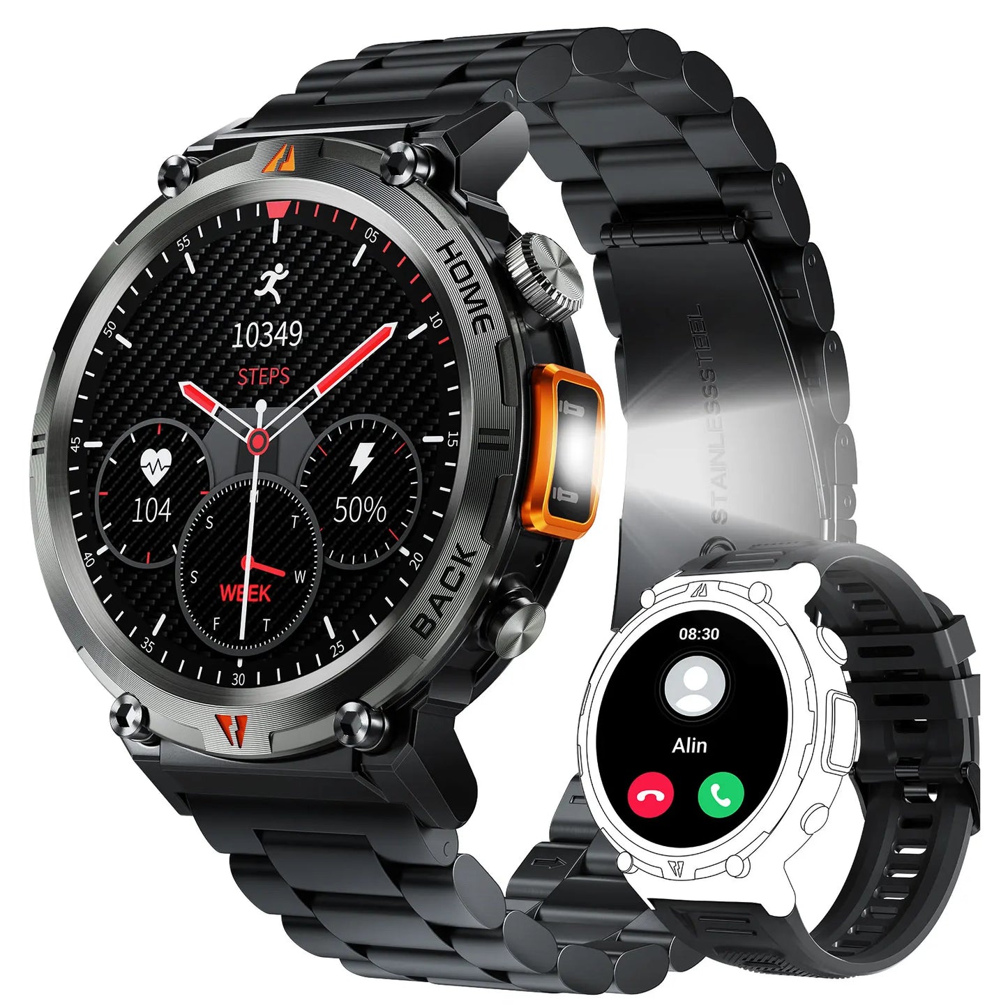 KE3 Men's Smart Watch: Full Touch Screen Benefits