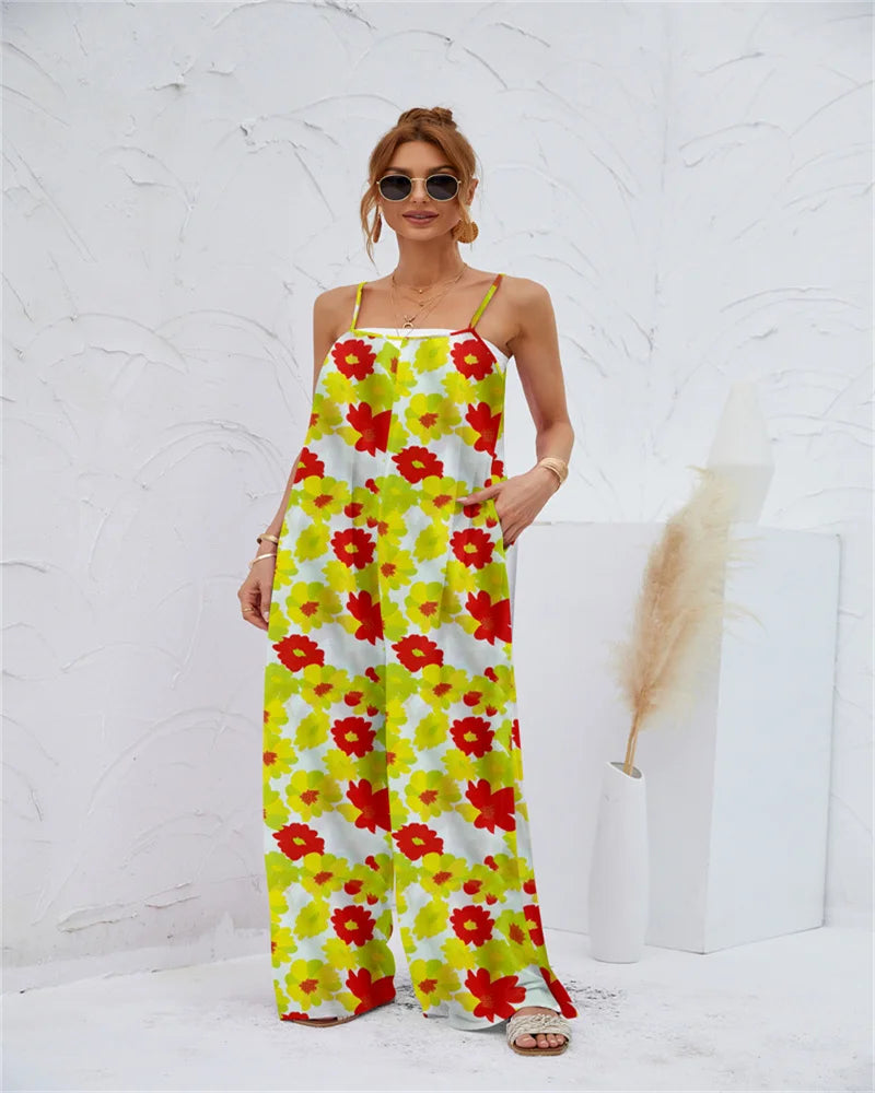Ladies Digital Print Jumpsuits - Spring and Summer Must-Haves