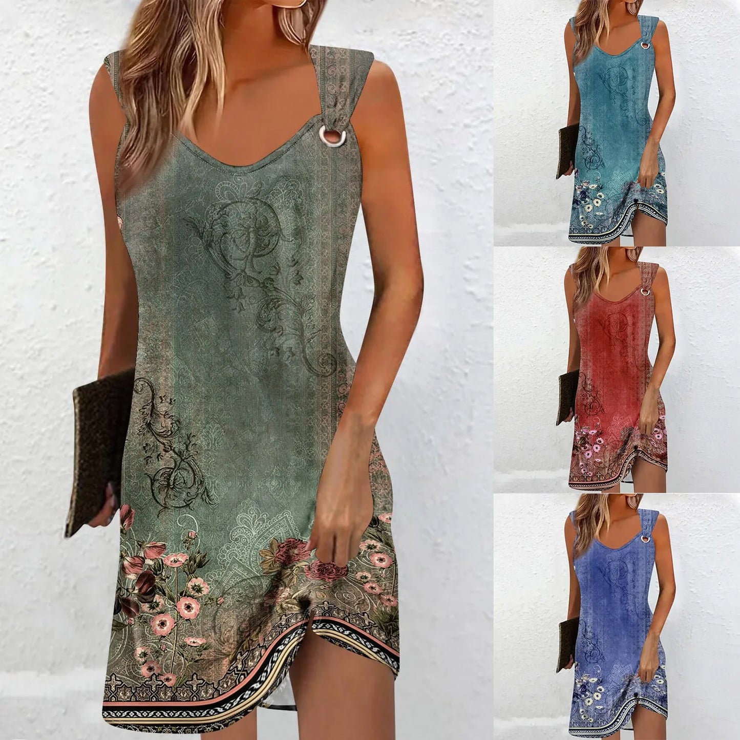 Stylish Sleeveless V-Neck Dresses for Summer 2025 Wedding Guests