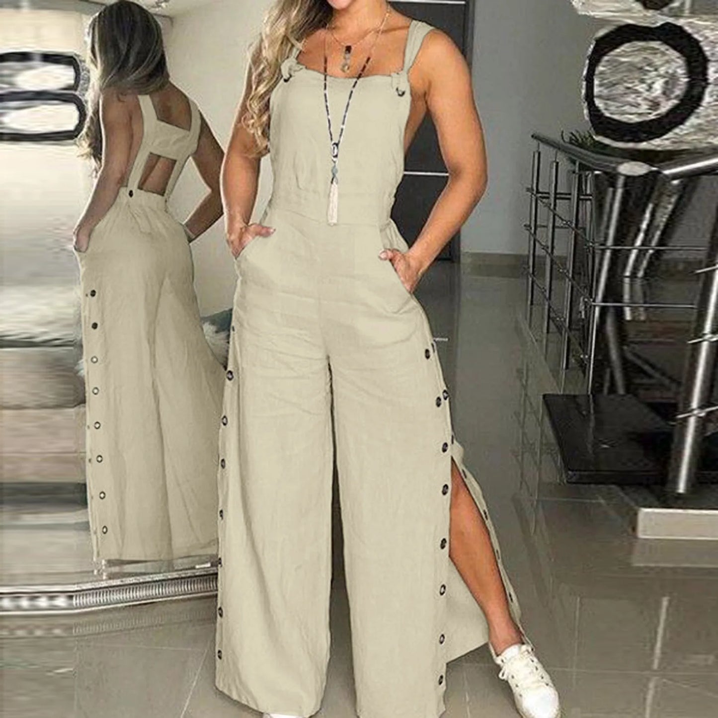 Summer Fashion Essentials: Women's Cotton Linen Playsuits