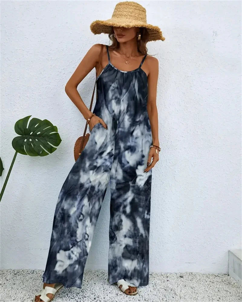 Ladies Digital Print Jumpsuits - Spring and Summer Must-Haves