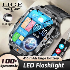 LIGE Flashlight Smartwatch: Best for Outdoor Sports