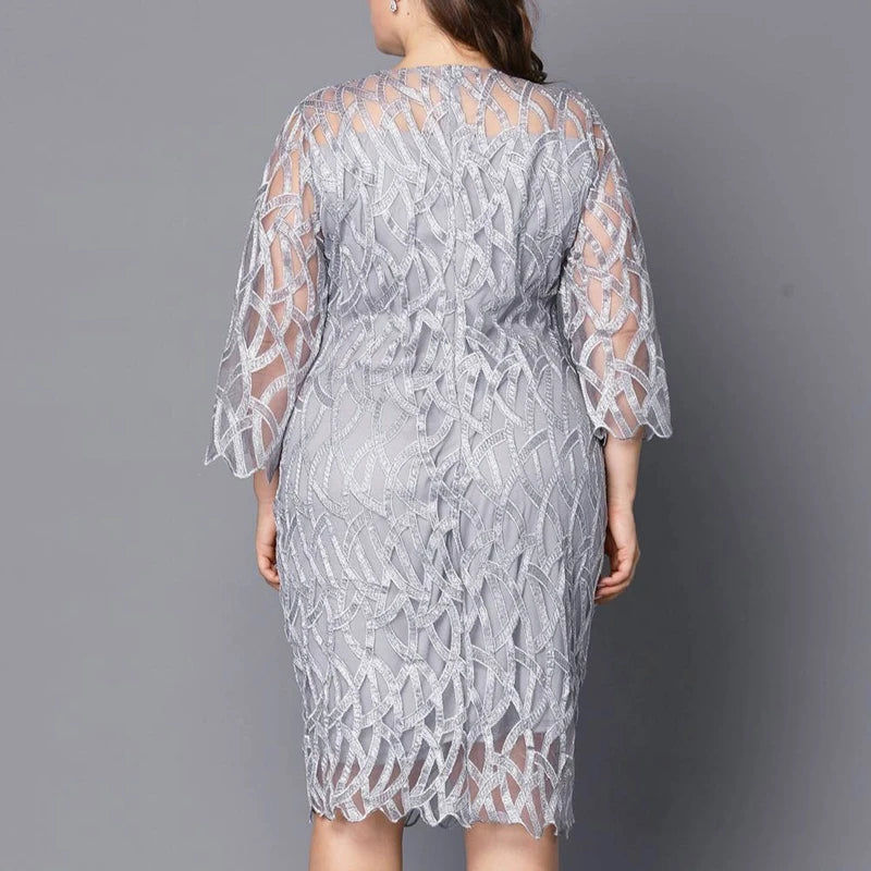 Sweet Hollow Out Lace Dress: The Ultimate Princess Party Dress for Women