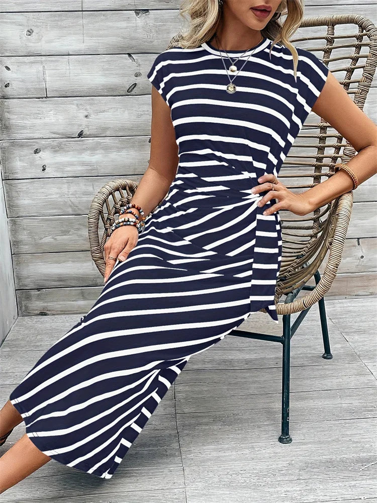 Elegant Striped Dress for Women - Perfect for Summer