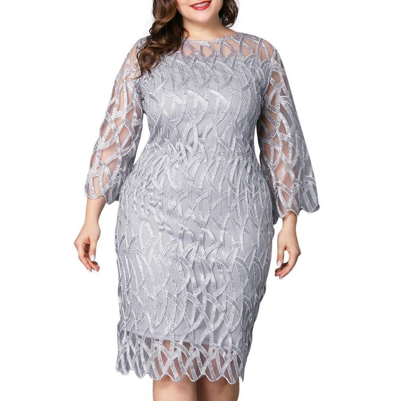 Sweet Hollow Out Lace Dress: The Ultimate Princess Party Dress for Women