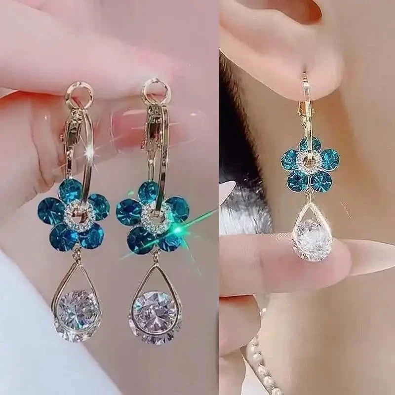 Purple Butterfly Long Tassel Earrings: Stylish Korean-Inspired Jewelry for Women