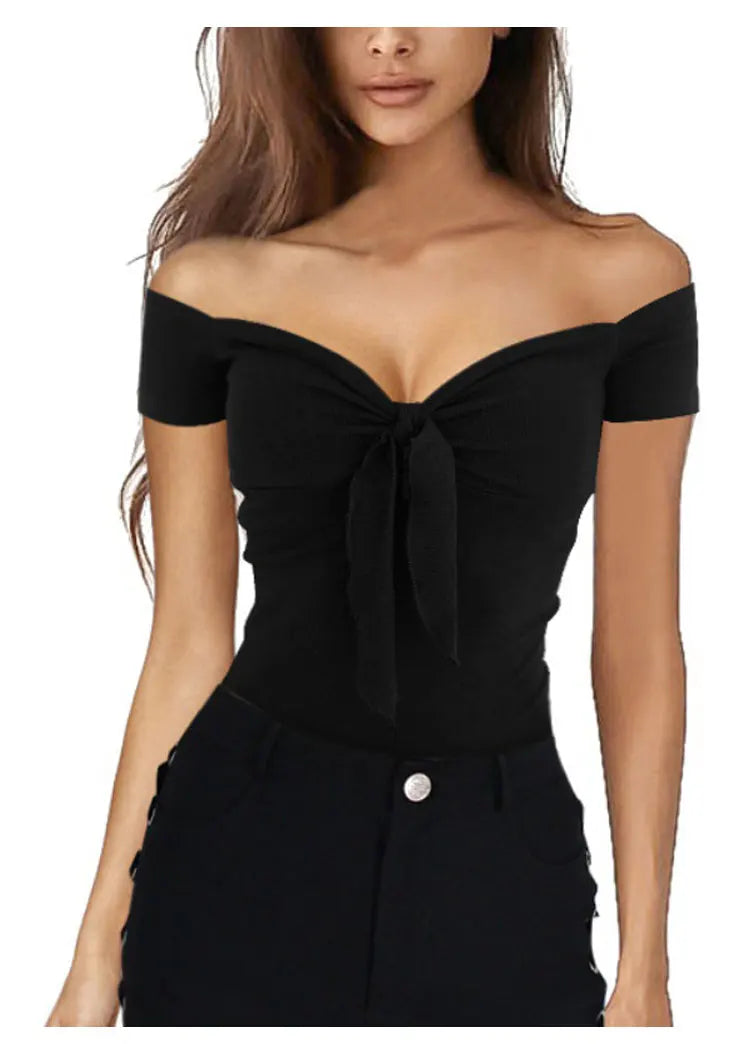 Summer V-Neck Off Shoulder Tops for Women: Stylish and Affordable Picks