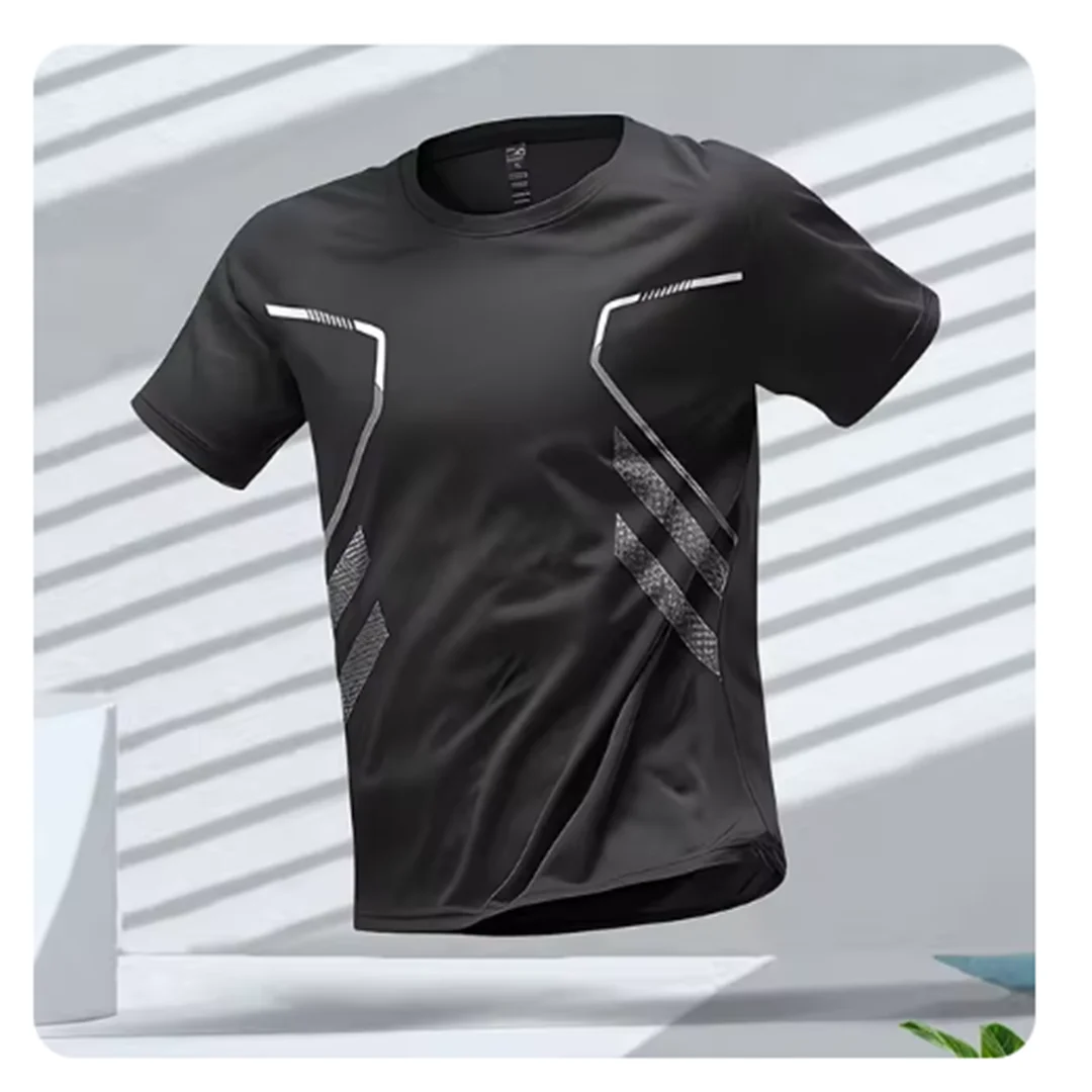 Men's Active Tees - Breathable Short Sleeve T-Shirts