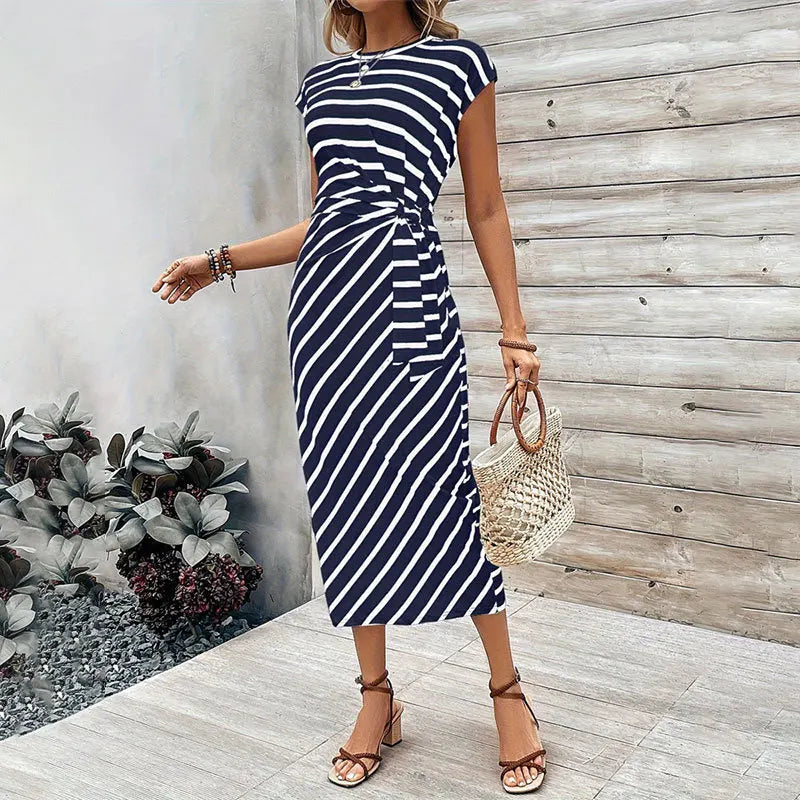 Elegant Striped Dress for Women - Perfect for Summer