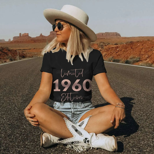 Limited Edition Graphic Tee for Women: Casual 1960s Retro Vibes