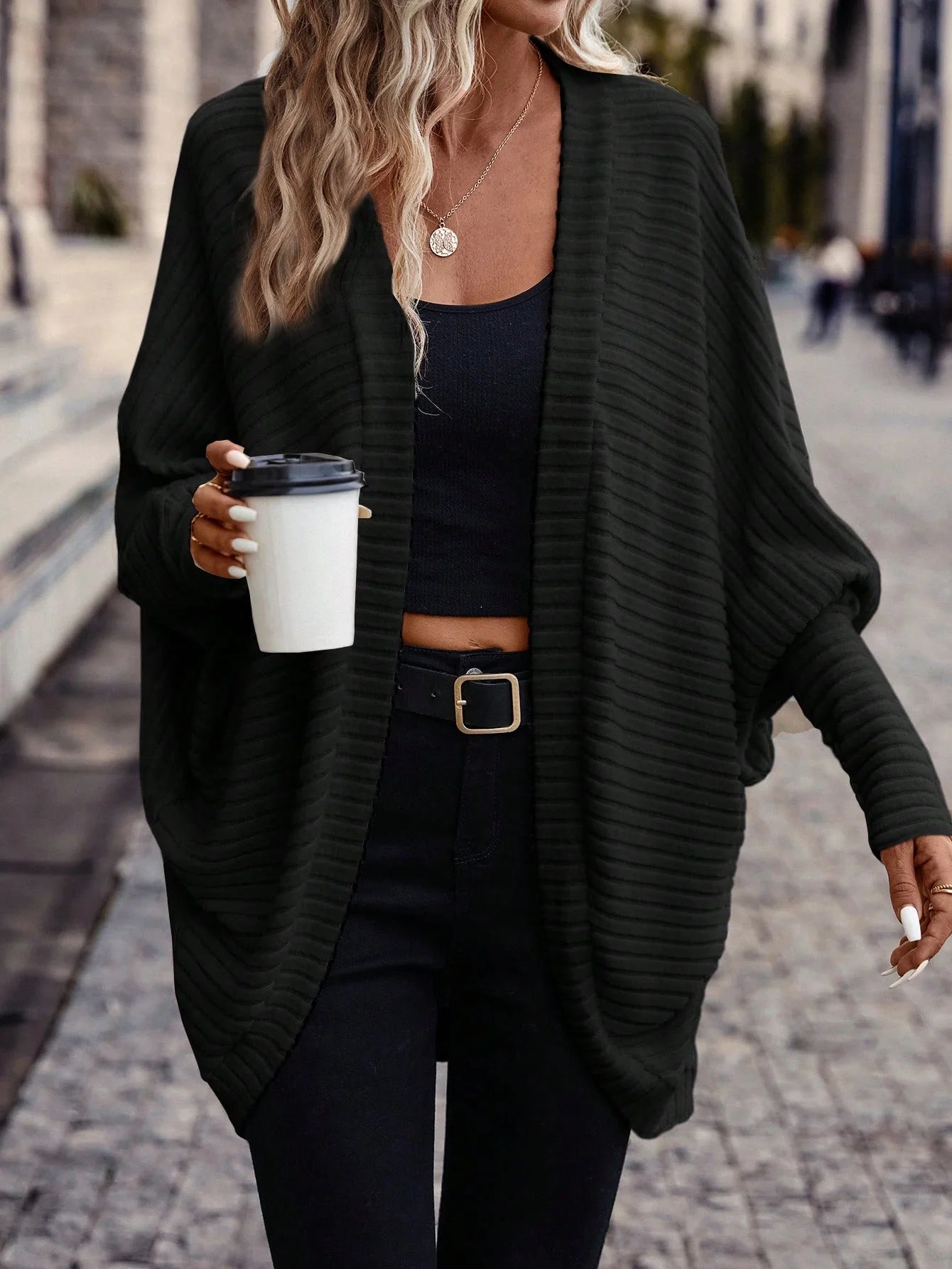 Women's Long Sleeve Batwing Cardigans: Stylish Sweater Options for Every Wardrobe